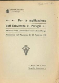 Per la regificazione dell'Università di Perugia