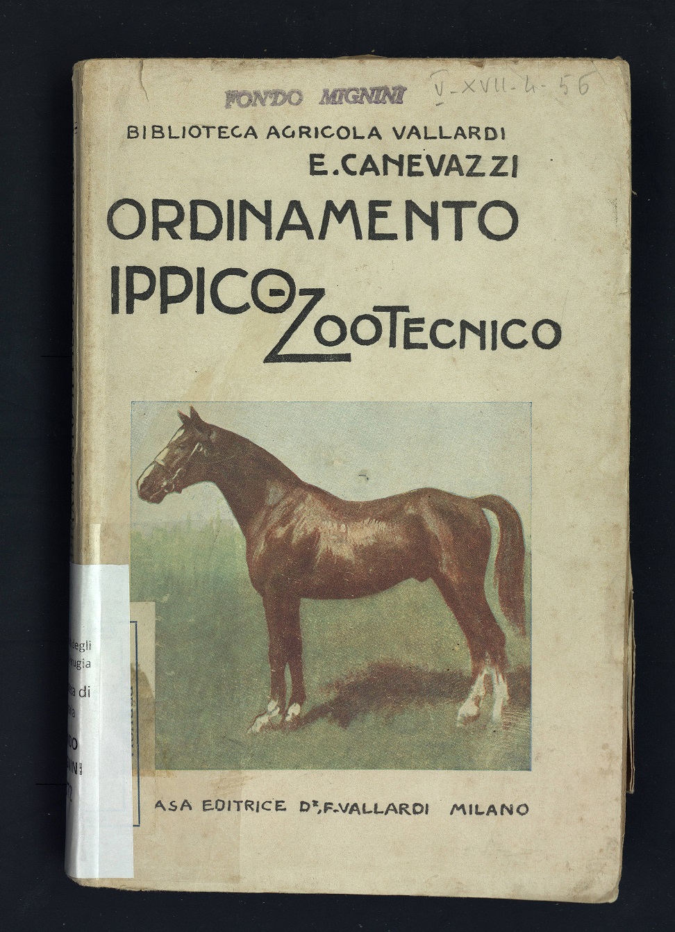 L’ordinamento ippico-zootecnico del Regno/E. Canevazzi - Milano: Vallardi, 1913